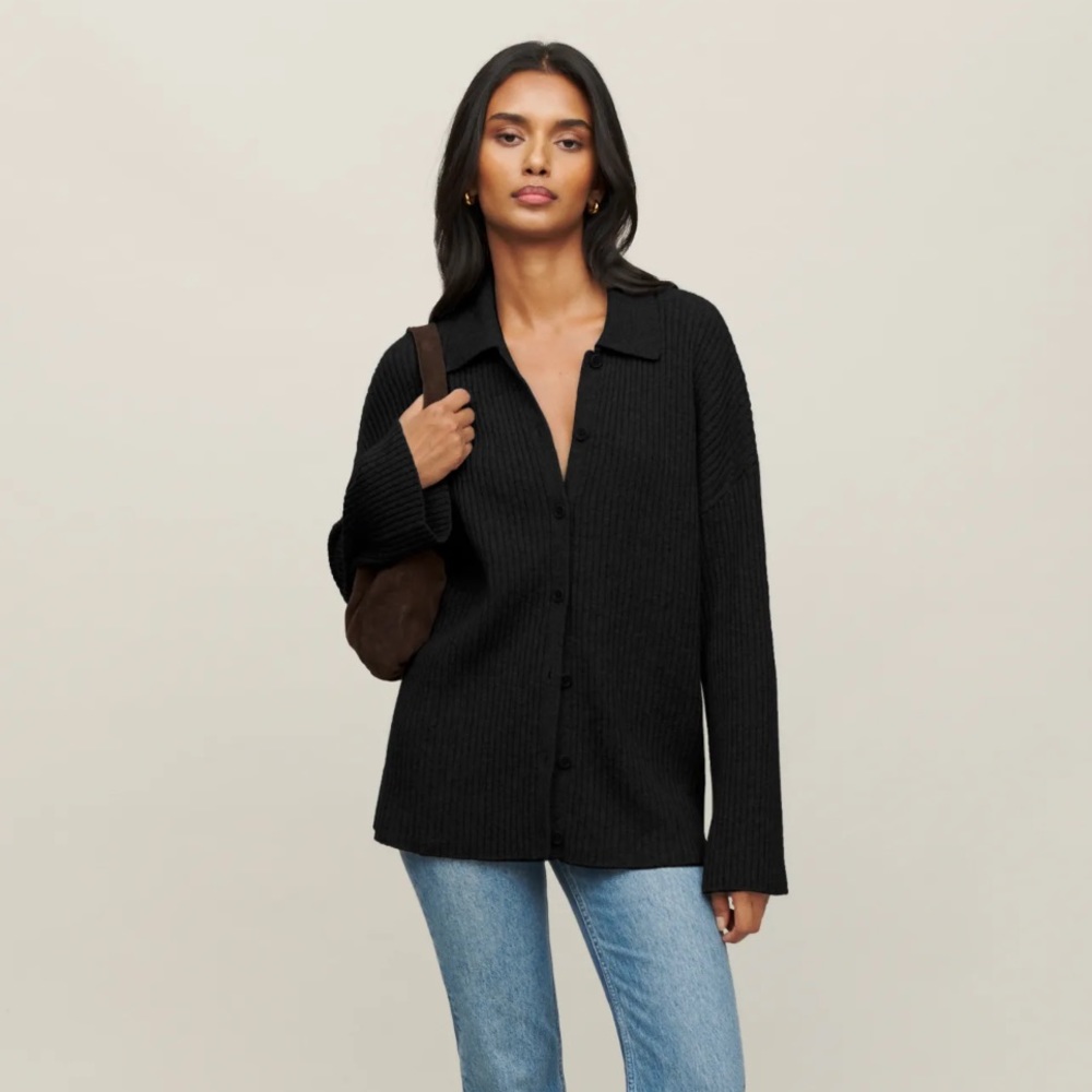 Fantino Cashmere Collared Cardigan